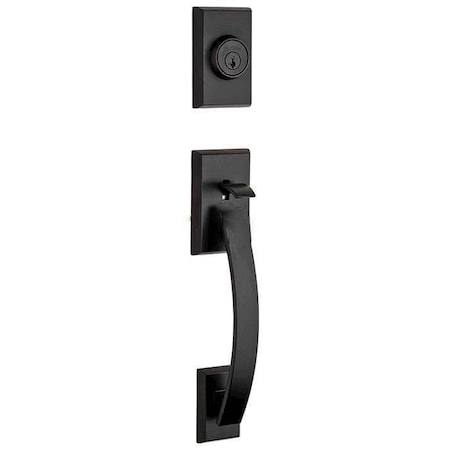 Kwikset Tavaris Exterior Single Cylinder Handleset Trim 800TVH-11P-RCAL-RCS-LIP